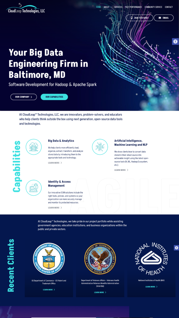 CloudLeap Technologies LLC providing innovative open-source data tools and next generation technology solutions for clients and businesses