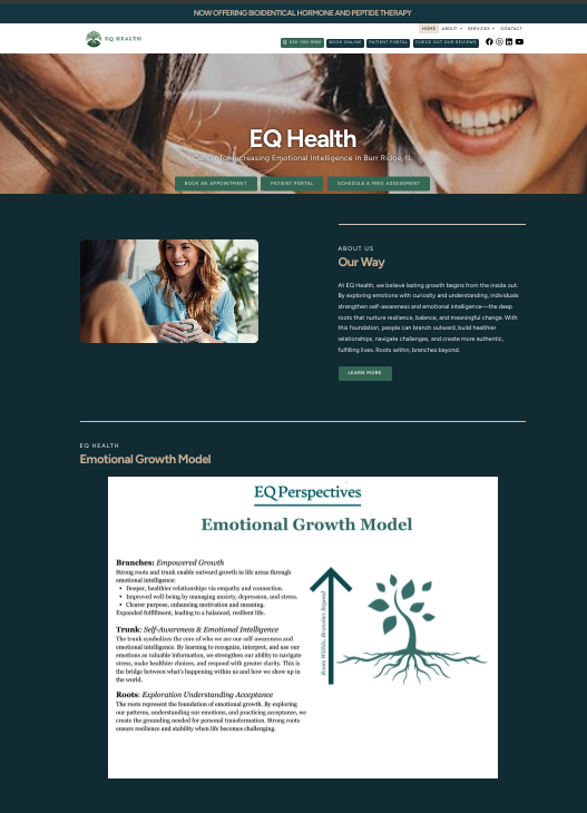 EQ Health emotional wellness support services helping individuals build resilience, empathy, and emotional regulation skills
