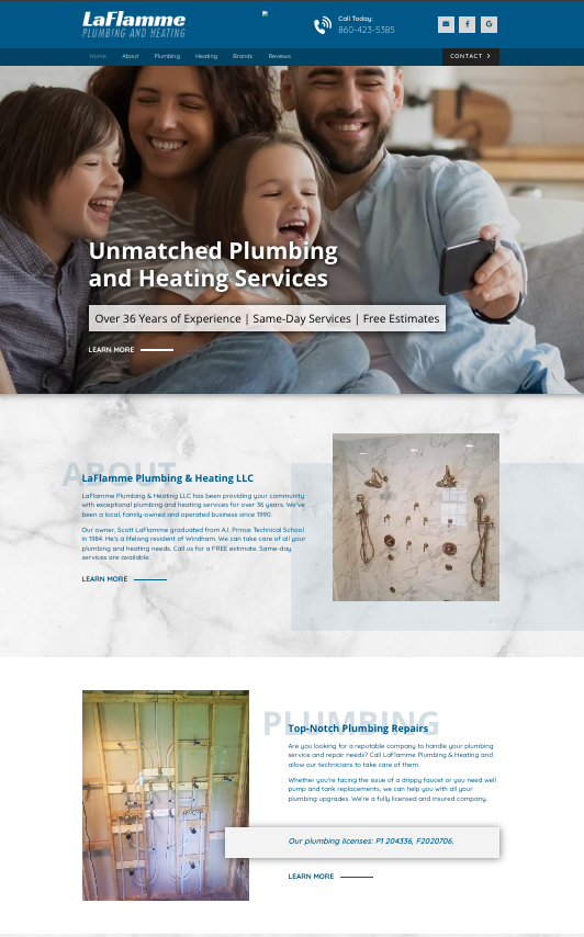 Heating system installation and maintenance by LaFlamme Plumbing & Heating LLC ensuring reliable home comfort and efficiency