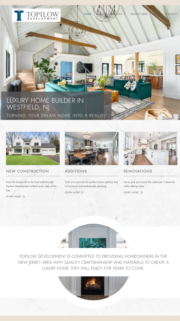 Luxury custom home built by Topilow Development featuring modern architecture and high-end exterior finishes